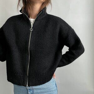Caith Sweater - Vero Moda Zip Up Knit Sweater
